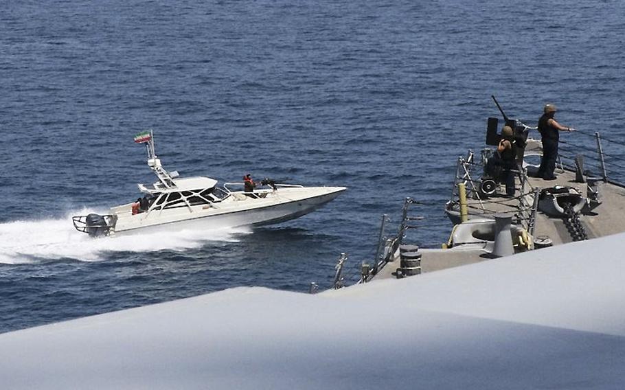 Iranian Vessels Harass Us Navy Ships With Dangerous Maneuvers In The